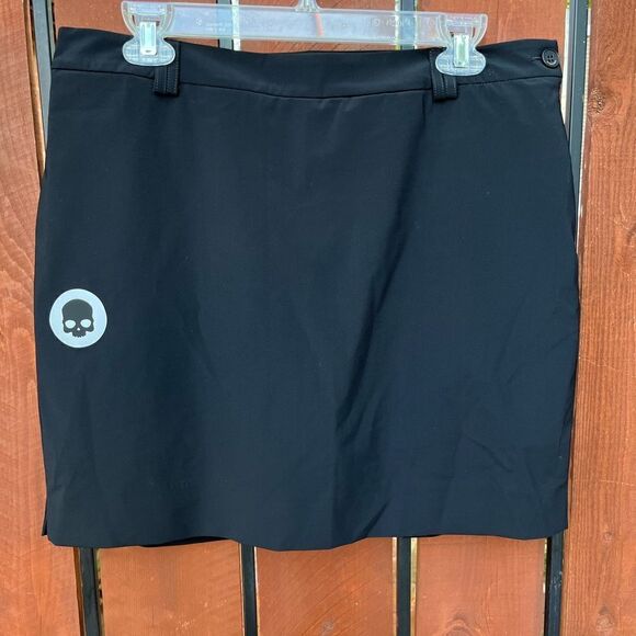 Hydrogen Golf skirt skull black size XL - Picture 1 of 4
